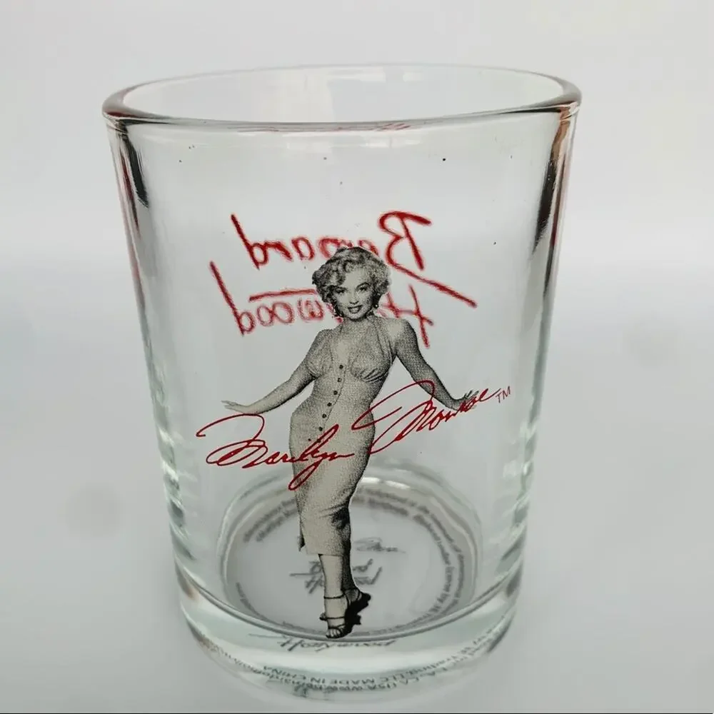 Marilyn Monroe Bernard Of Hollywood Glass Cup